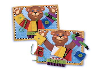 Melissa & Doug - Basic Skills Board 6 Pieces