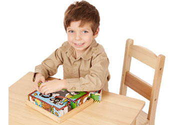 Melissa & Doug - Cube Puzzle - Farm 16 Pieces