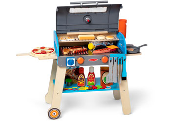 Melissa & Doug - Deluxe Grill & Pizza Oven Play Set