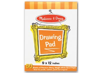 Melissa & Doug - Drawing Paper Pad (9x12) 50 Sheets