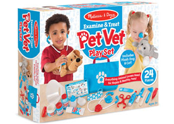 Melissa & Doug - Examine & Treat Pet Vet Play Set