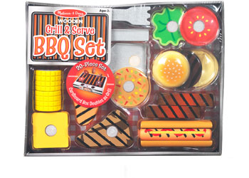 Melissa & Doug - Grill Serve BBQ Set