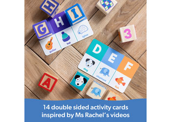Melissa & Doug - Ms. Rachel Blocks + Activity Cards