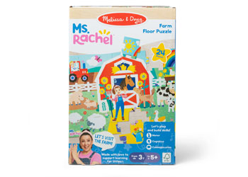Melissa & Doug - Ms Rachel Farm Floor Puzzle