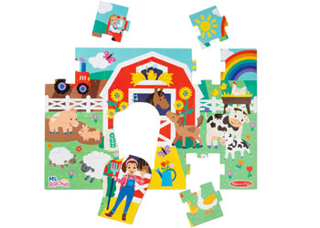 Melissa & Doug - Ms Rachel Farm Floor Puzzle