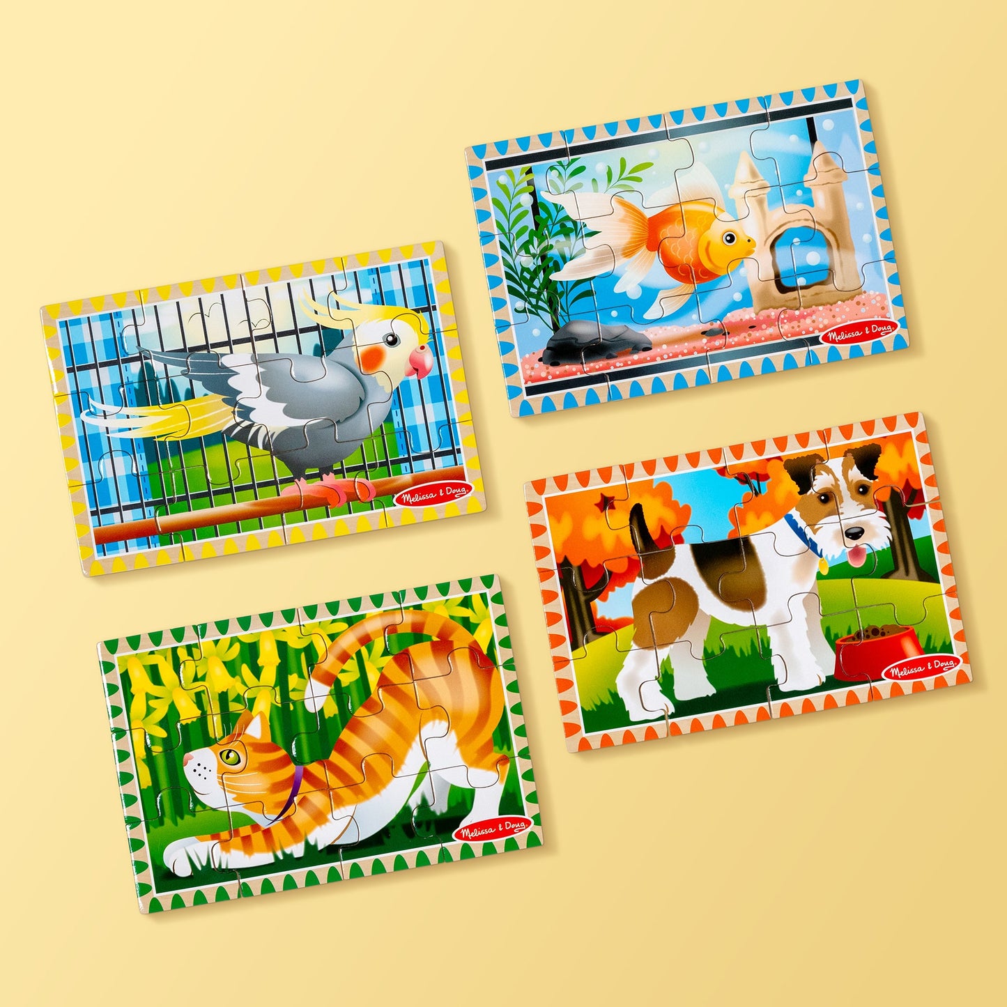 Melissa & Doug - Pets Puzzles in a Box