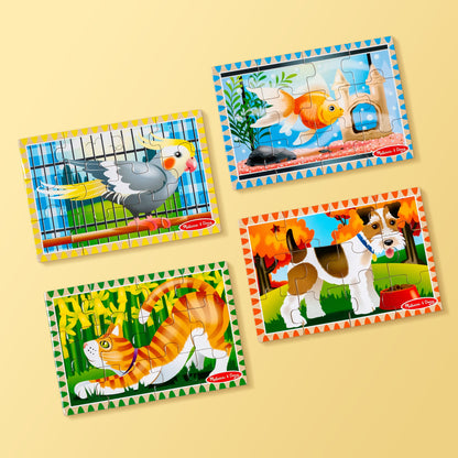 Melissa & Doug - Pets Puzzles in a Box
