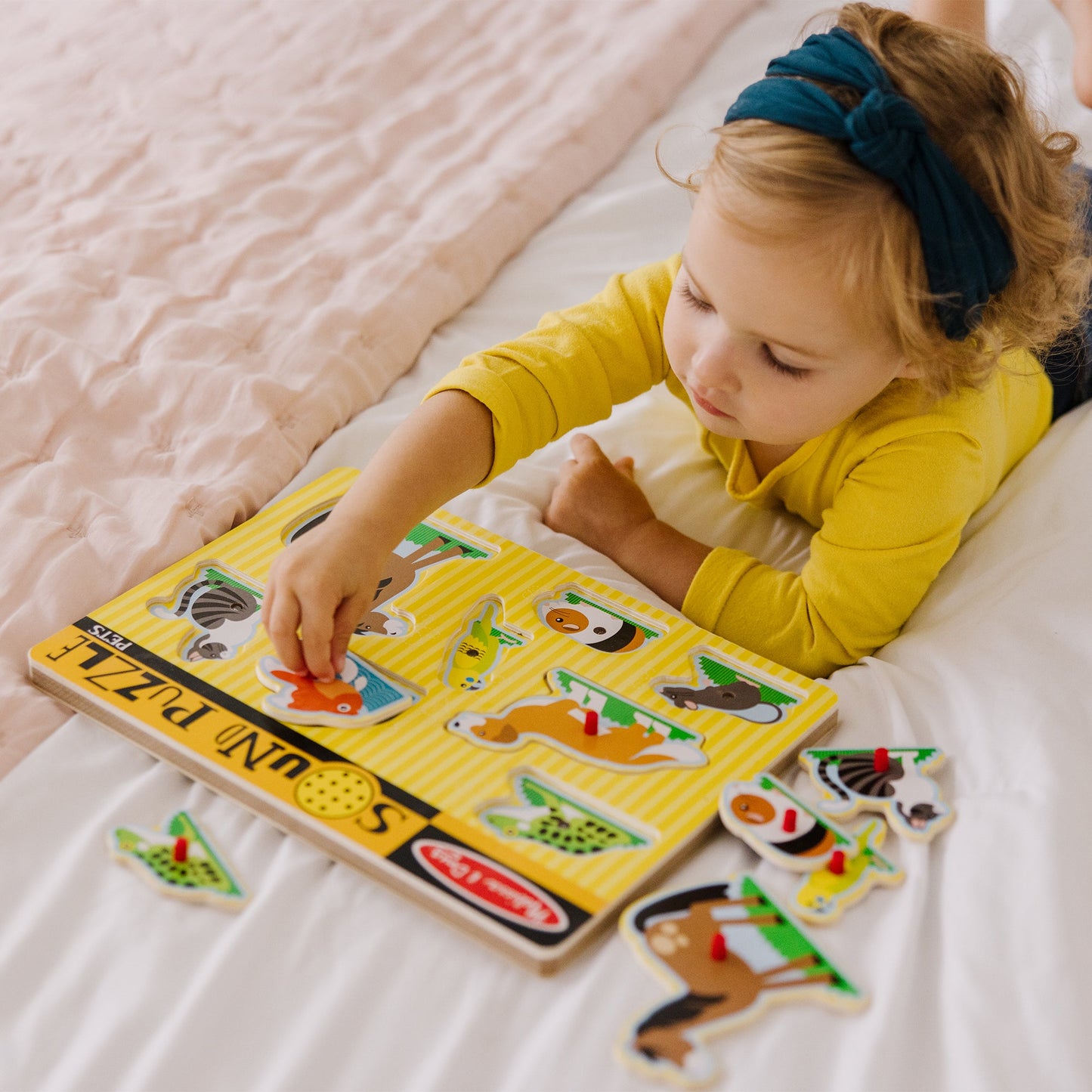 Melissa & Doug - Pets Sound Puzzle 8 Pieces
