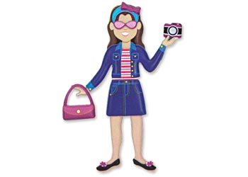 Melissa & Doug - Reusable Puffy Sticker Play Set - Dress-Up