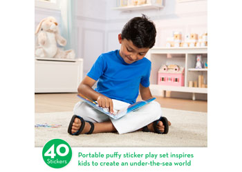 Melissa & Doug - Reusable Puffy Sticker Play Set - Ocean