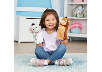 Melissa & Doug - Safari Puppet Set 6 Pieces