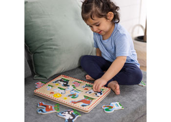 Melissa & Doug - See-Inside Numbers Peg Puzzle