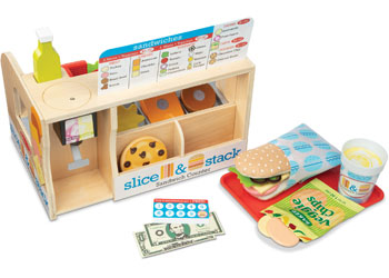 Melissa & Doug - Slice & Stack Sandwich Counter