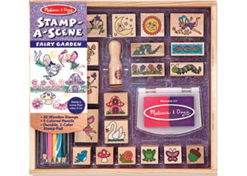Melissa & Doug - Stamp A Scene - Fairy Garden