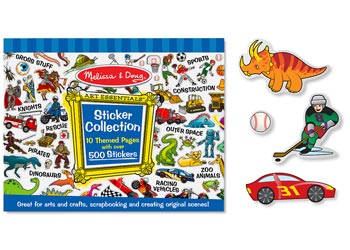 Melissa & Doug - Sticker Collection - Blue
