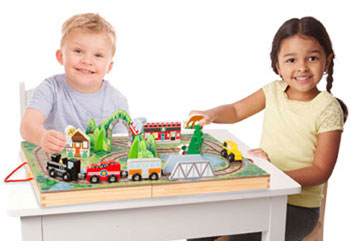 Melissa & Doug - Take-Along Railroad