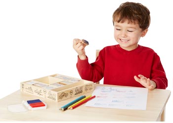 Melissa & Doug - Vehicle Stamp Set