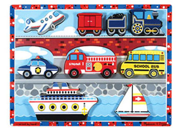Melissa & Doug - Vehicles Chunky Puzzle
