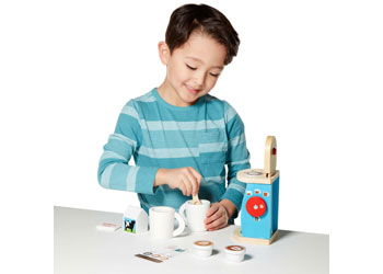Melissa & Doug - Wooden Brew & Serve Coffee Set