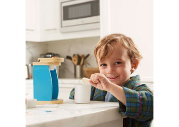 Melissa & Doug - Wooden Brew & Serve Coffee Set