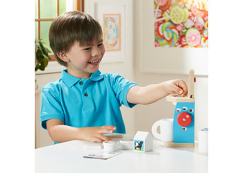 Melissa & Doug - Wooden Brew & Serve Coffee Set