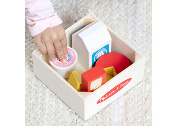 Melissa & Doug - Wooden Food Groups Play Set - Dairy