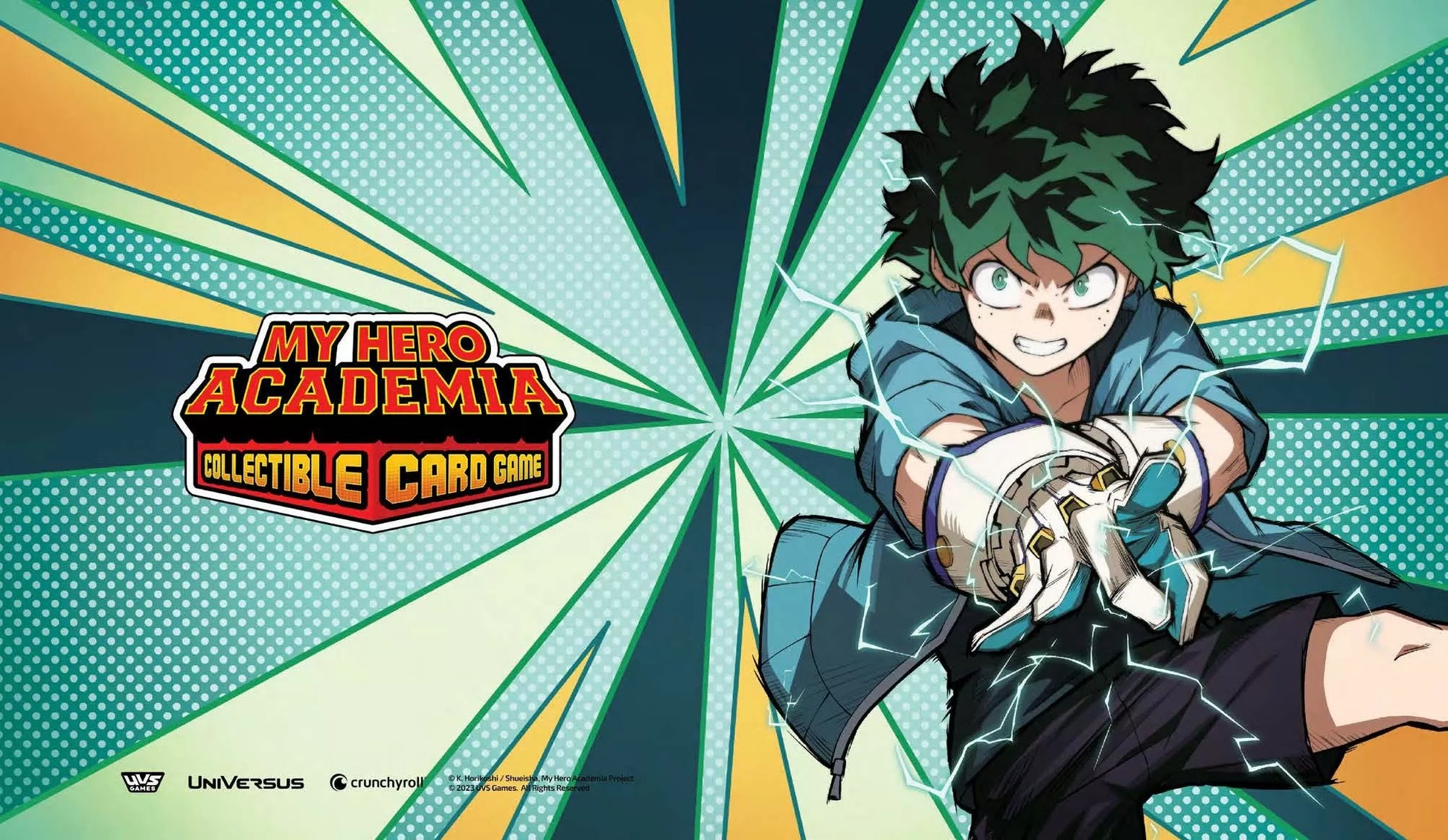 My Hero Academia Collectible Card Game Wave 6 Jet Burn Midoriya Playmat - Good Games