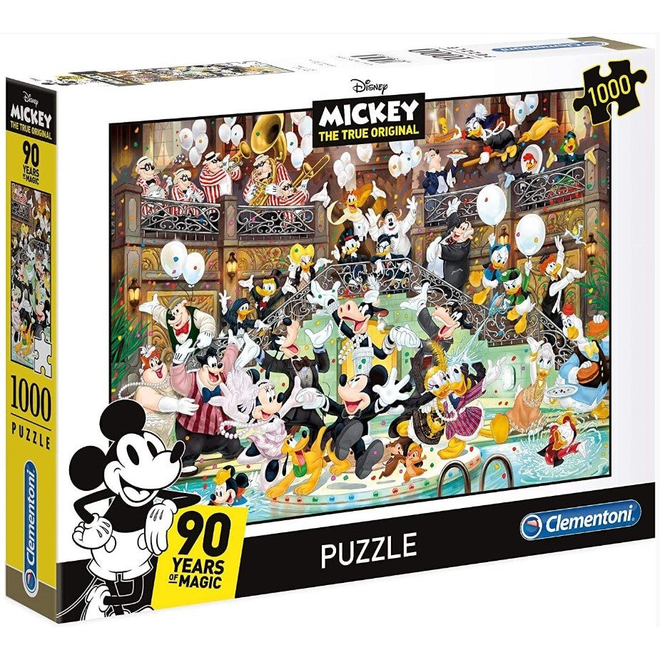 Clementoni - Disney Puzzle Mickeys 90th 1000 Piece Jigsaw - Good Games