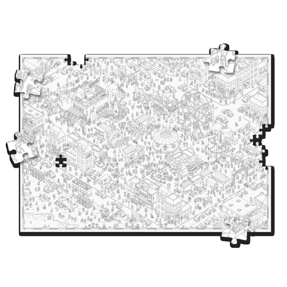 MicroMacro: Jigsaw – Funfair 500 Piece JIgsaw
