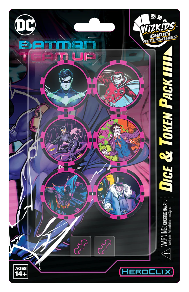 Wizkids DC Comics Heroclix Batman Team Up Dice and Token Pack - Good Games