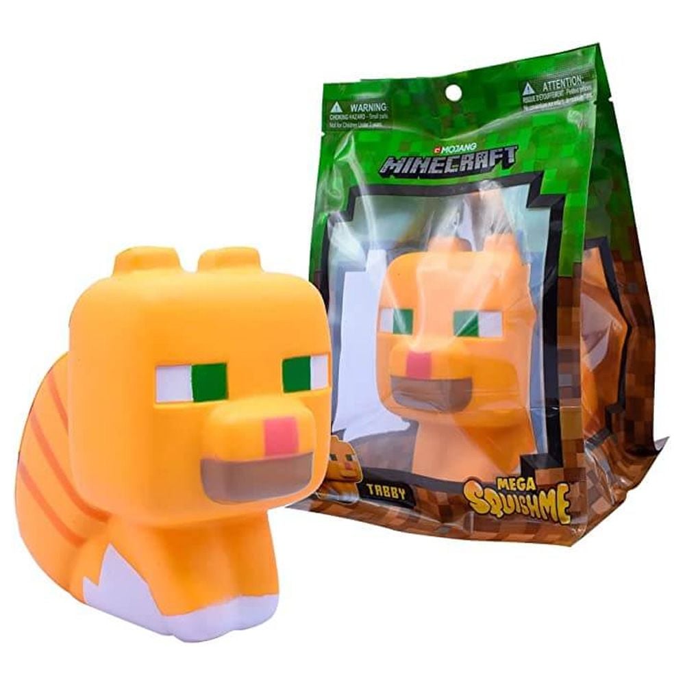 Minecraft Mega Squishme - Tabby Cat - Good Games
