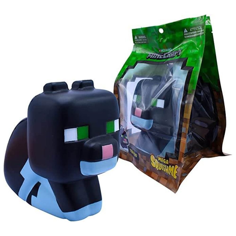 Minecraft Mega Squishme - Tuxedo Cat