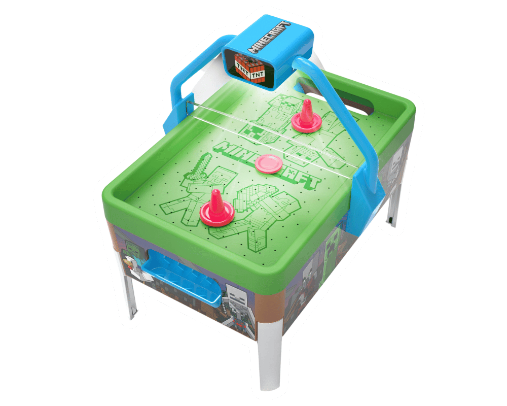 Minecraft Collectible Desktop Arcade Air Hockey