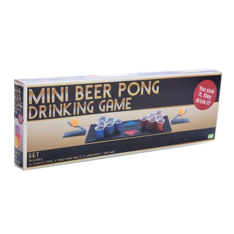 Drinking Game Bar Mat Beer Pong