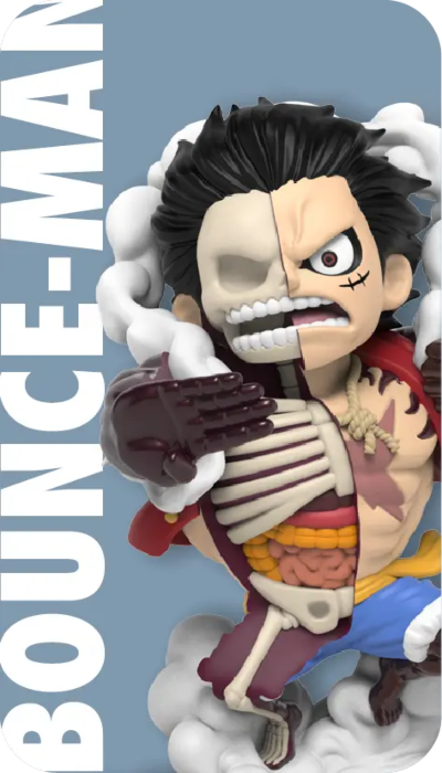 Mighty Jaxx Freenys Hidden Dissectibles - One Piece - Luffys Gears Edition