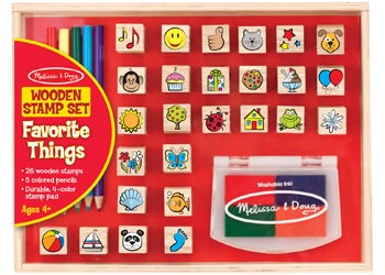 Melissa & Doug - Favorite Things Stamp Set