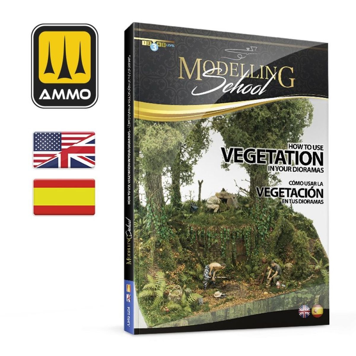 Ammo by MIG - Book - Modelling School - How To Use Vegetation In Your Dioramas (Preorder) - Good Games