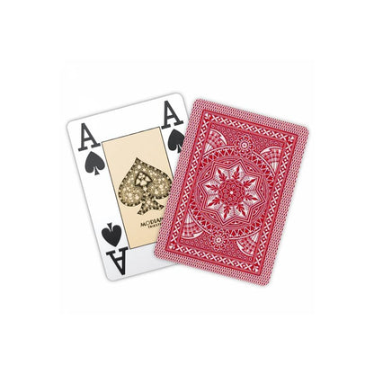 Poker 100% Plastic 4 Index Jumbo (Red) - Good Games