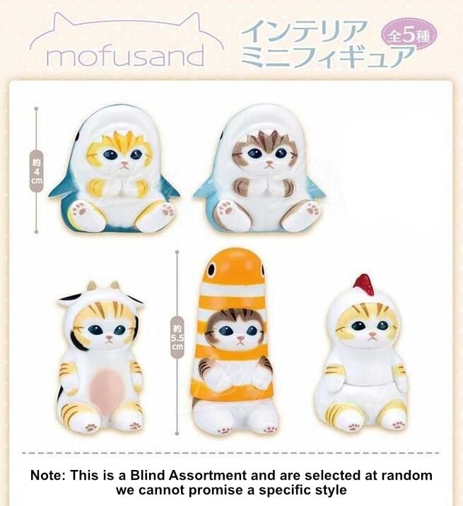 Mofusand Interior Mini Figure Vol. 1 Blind Box