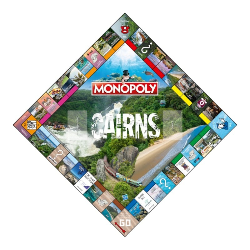 Cairns Monopoly: City Editions Cairns Family Tabletop Themed Board Game - 2-6 Players - Good Games