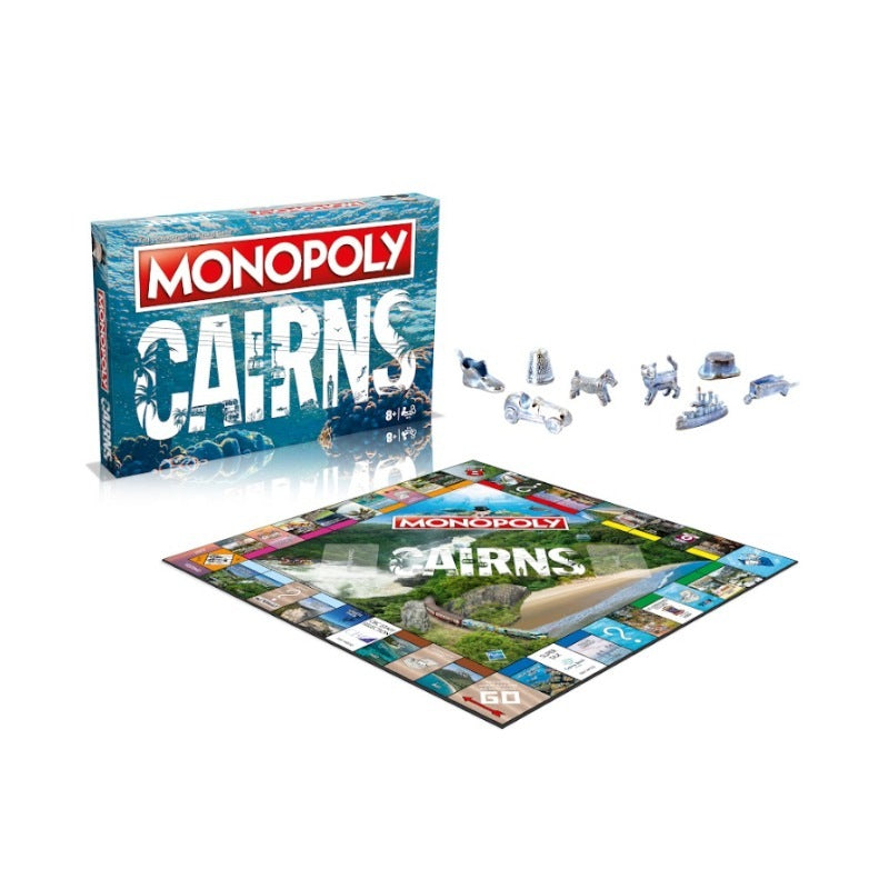 Cairns Monopoly: City Editions Cairns Family Tabletop Themed Board Game - 2-6 Players - Good Games