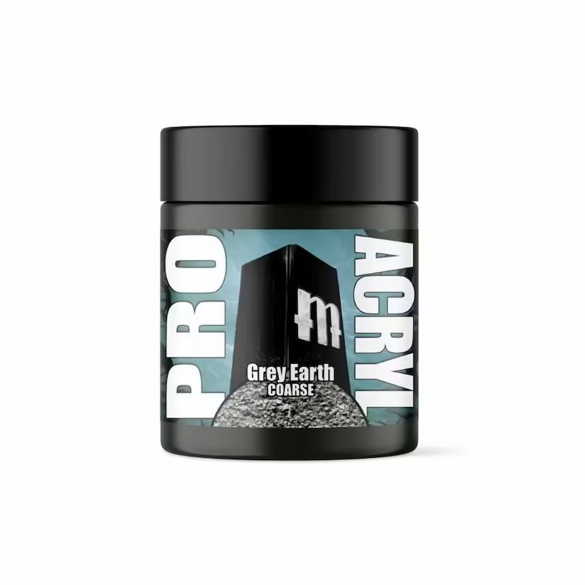 Monument Hobbies - Basing Textures - Grey Earth - Coarse 120ml - Good Games