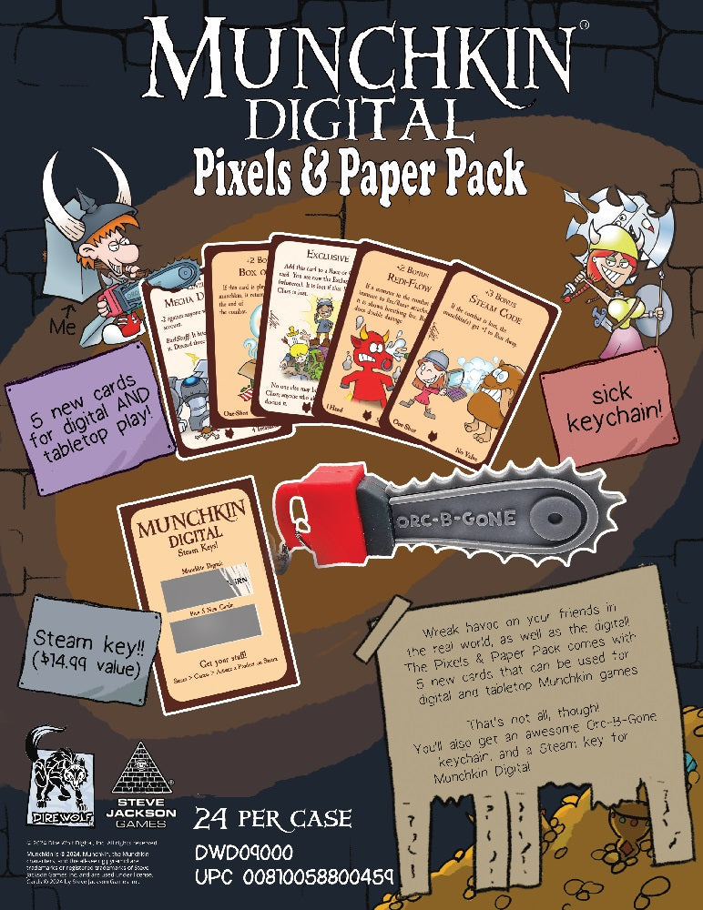 Munchkin: Digital Pixles &amp; Paper Pack - Good Games