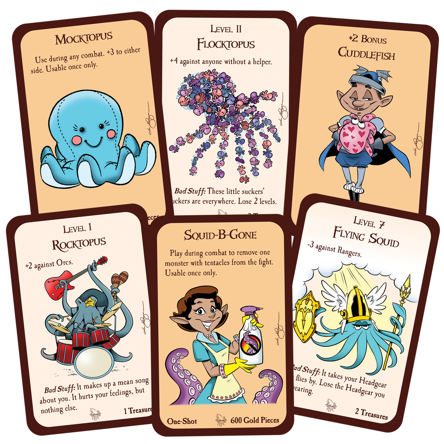 Steve Jackson Games Munchkin Squids Card Game - Good Games