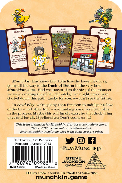 Munchkin Fowl Play - Good Games