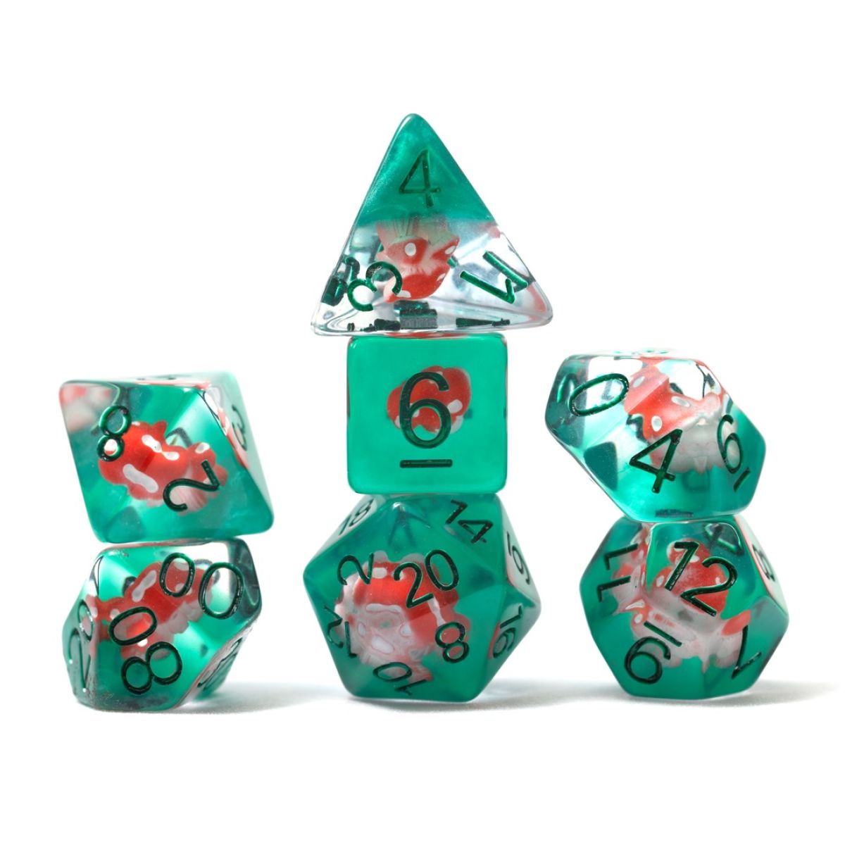 Sirius Dice - Power Mushroom - Dice Set 7 - Good Games