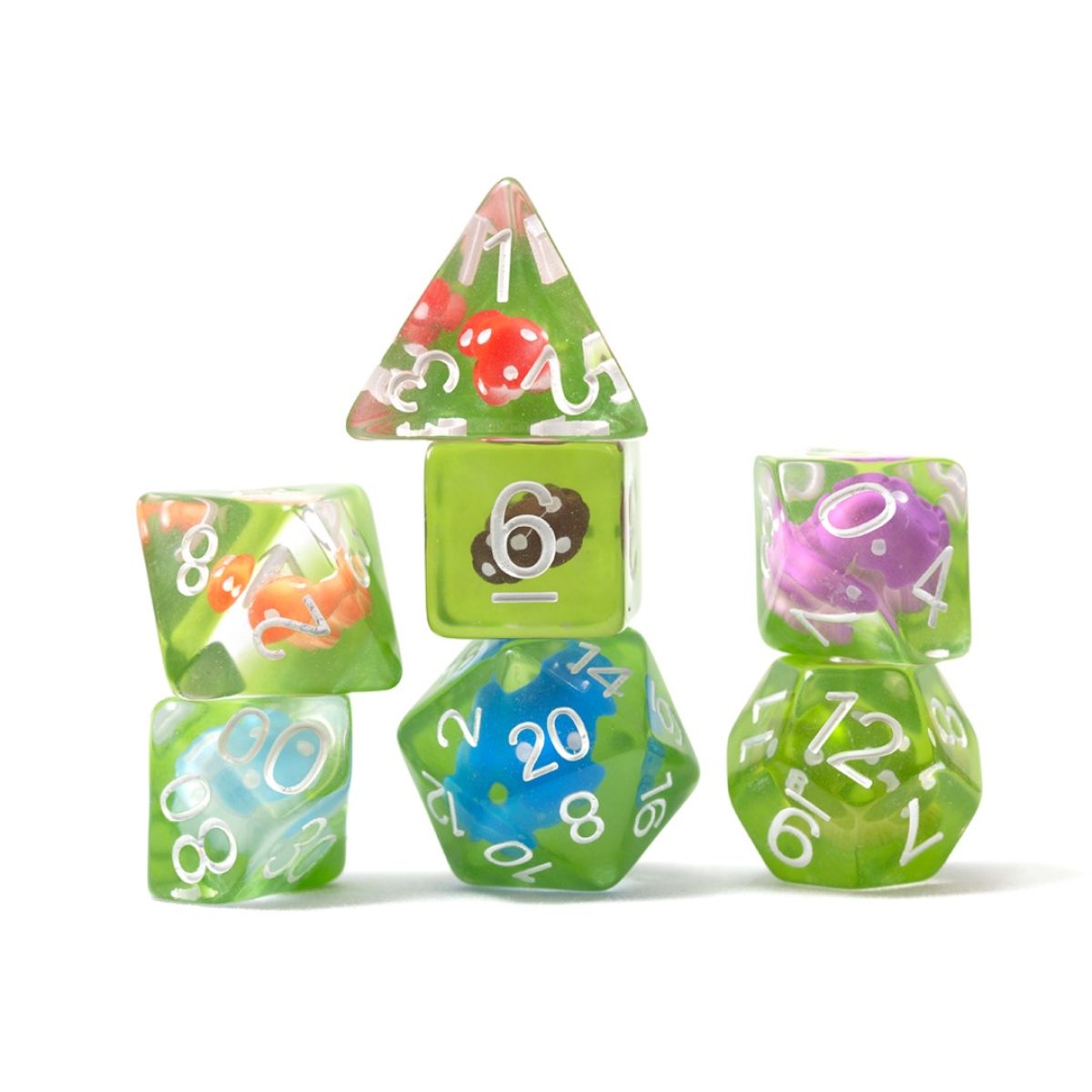 Sirius Dice - Mushroom Village - Dice Set 7 - Good Games
