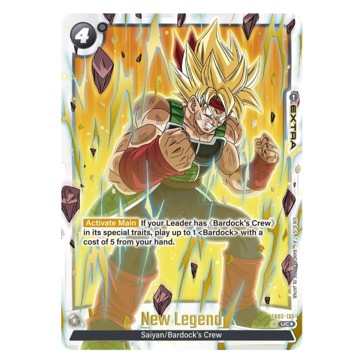 Dragon Ball Super Card Game: Fusion World - Offical Card Case &amp; Sleeves Set 1 - Bardock
