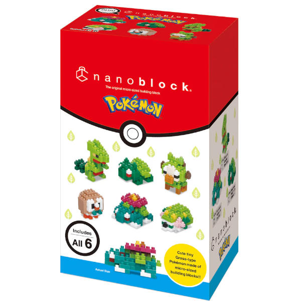 Nanoblocks Mini Pokemon Box - Grass Type - Good Games