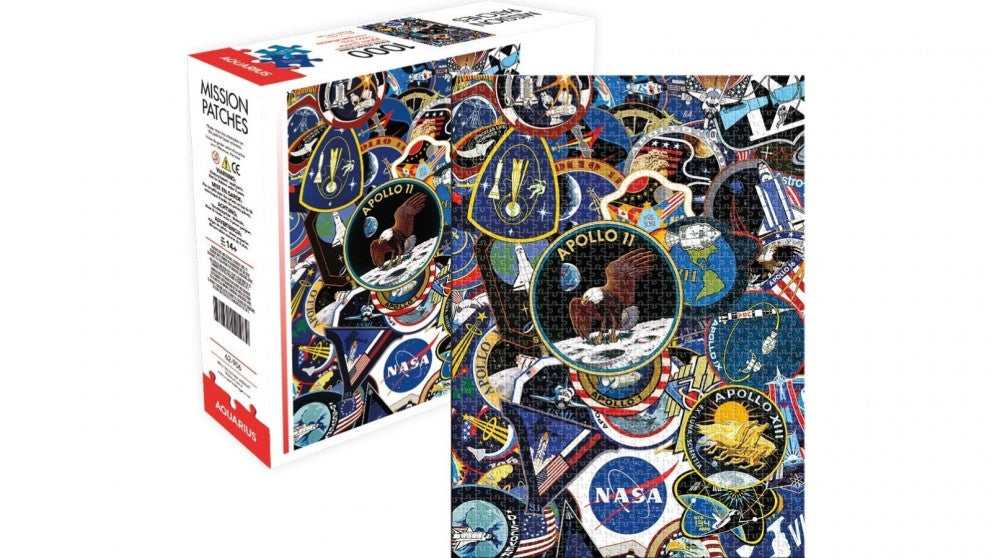 NASA Mission Patches 1000 Piece Jigsaw Puzzle